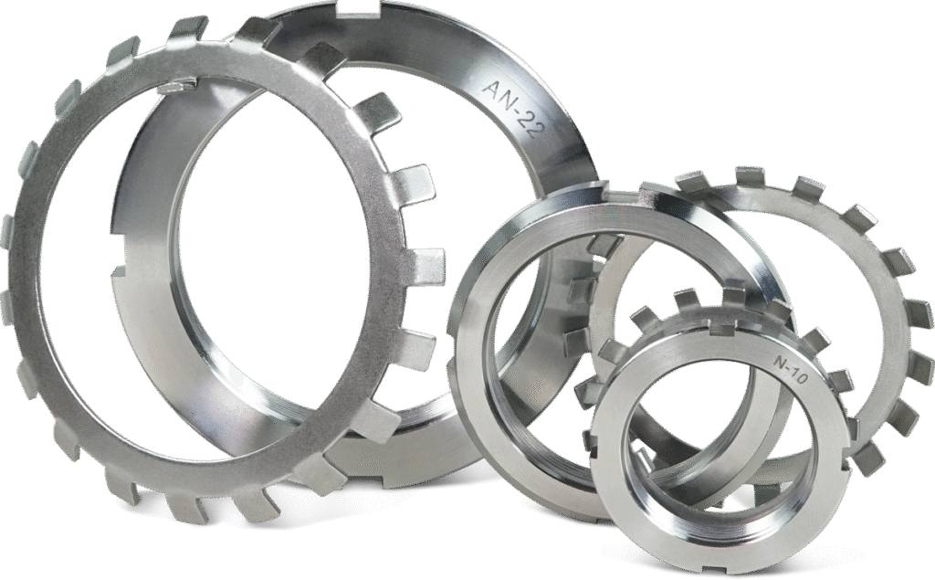 AXS-locknuts-lockwashers-group Axis Locknuts and Lock Washers group image